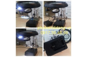 kính lúp đèn led đế hàn 